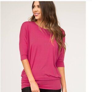 S Agnes & Dora Dolman Tunic A04 4567